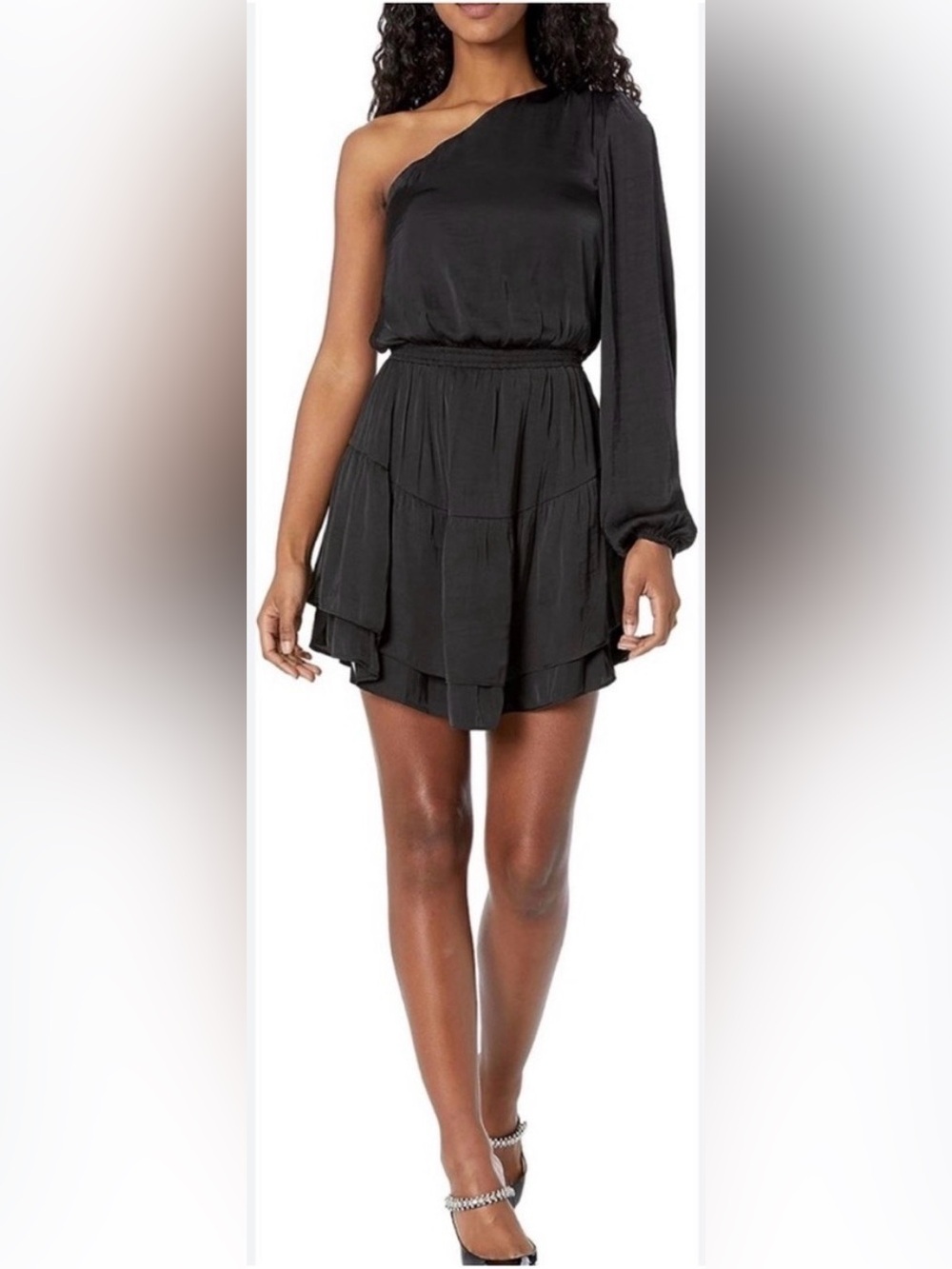 Steve Madden Black Tiered Mini Dress - Women